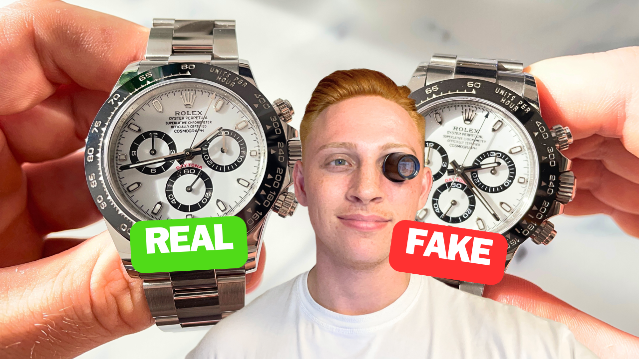 Echte vs. gefälschte Uhr im Vergleich